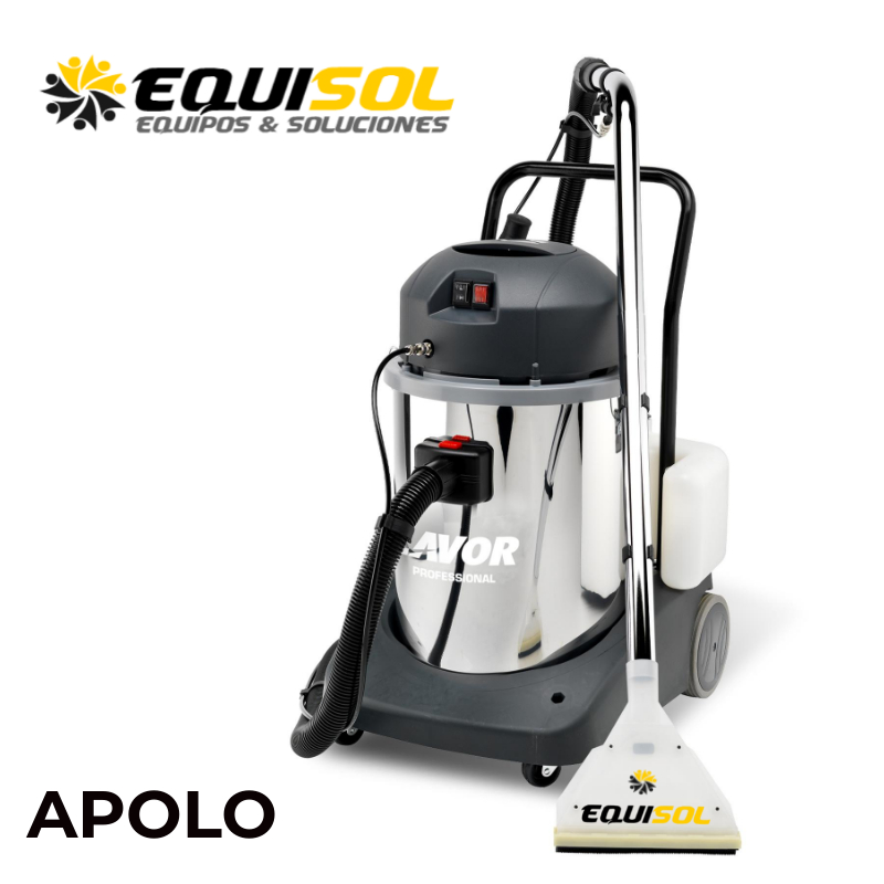 Lavadora de tapices y alfombras Apollo Italiana con estanque de 50 Lts