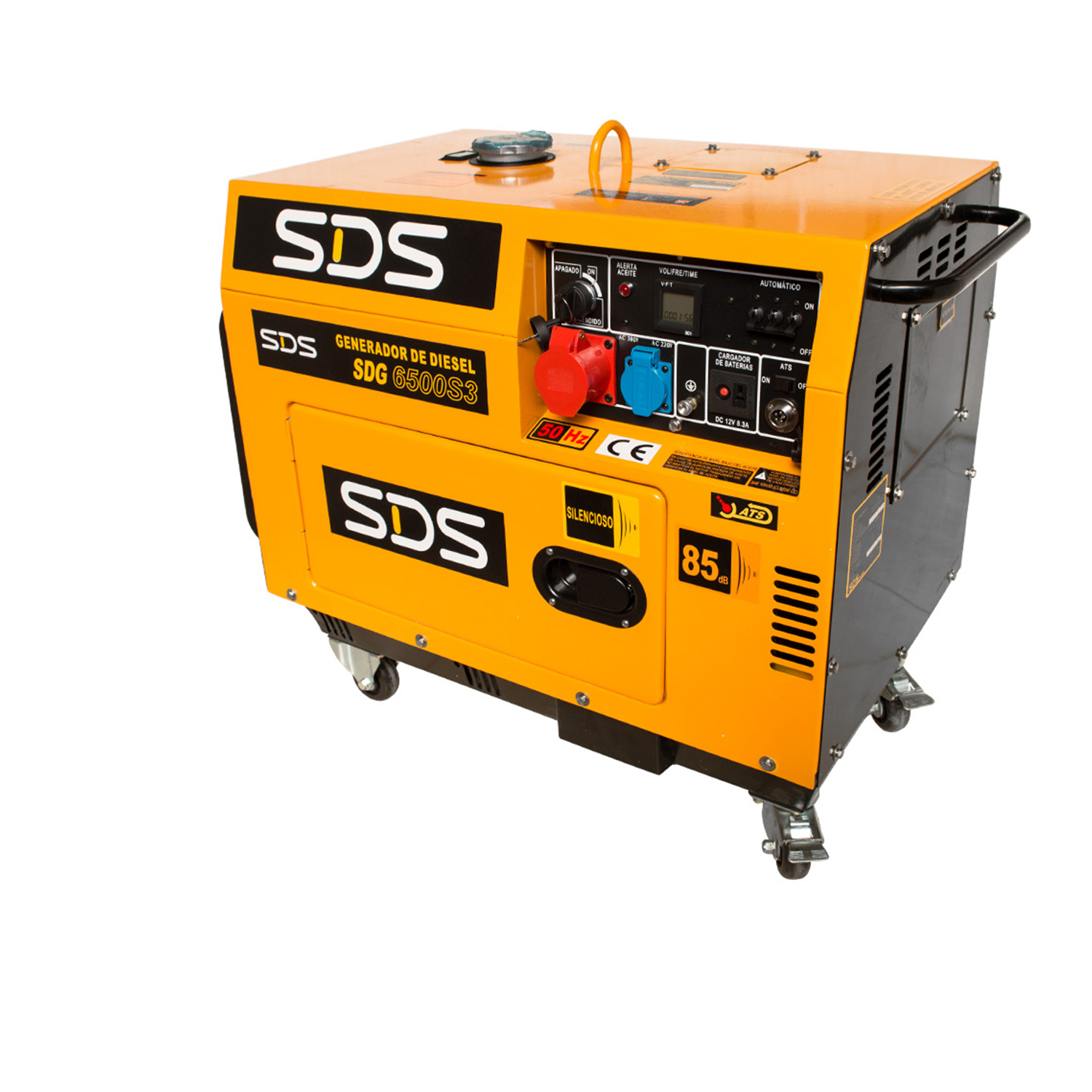 GENERADOR SDS DIESEL SDG6500S3 5,6 KW 380 V TRIFASICO Equisol Spa - Equpos  y Soluciones
